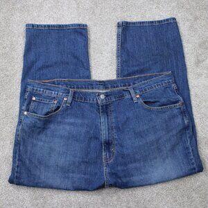 Levi's 559 Jeans Mens 44x29 Blue Relaxed Straight Leg 5-Pocket Stretch Denim